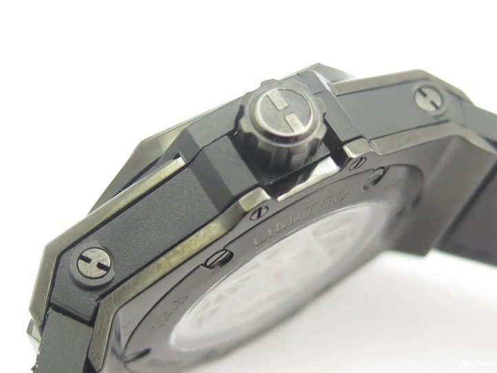 MIROTIME 0224 Soft MARK XVIII IW327001 SS FKF 1:1 Best Edition Black Dial On Black Leather Strap 7119